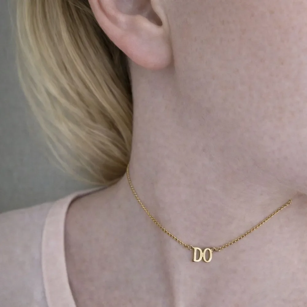 Gold 'DO' Necklace